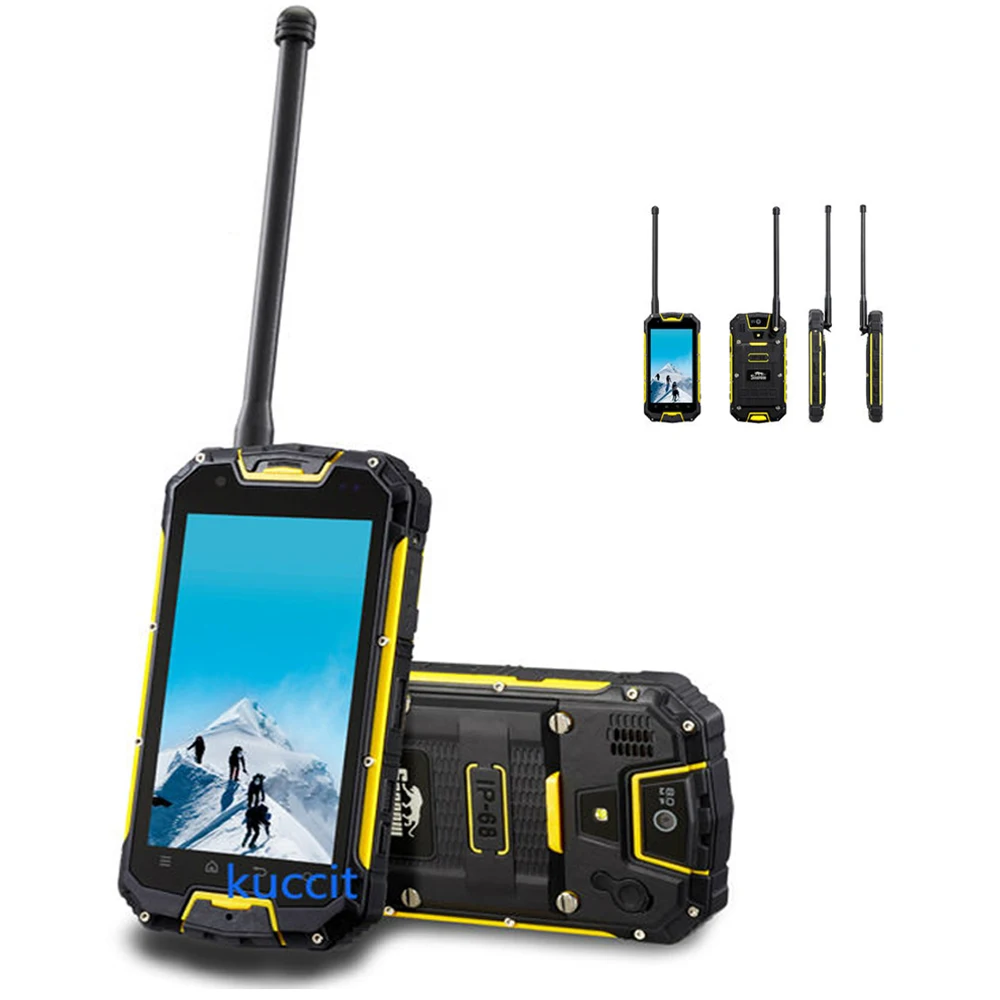 Оригинальный M9 M8 противоударный Android Мобильная рация PTT Walkie talkie MTK6582 прочный с IP68