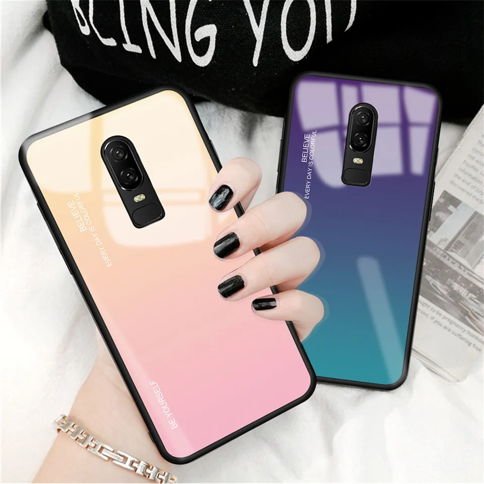 Protective Case for Oneplus 6t 6 Tempered Glass Cover One Plus 6t 1+6t Oneplus6t Shockproof Original Phone Case for Oneplus 6t 6 (12)