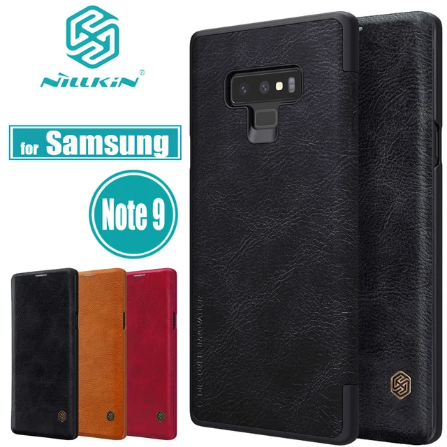 

NILLKIN Case cCase High Quality Leather Flip Case For Samsung Galaxy Note 9 Cover With Card Holder