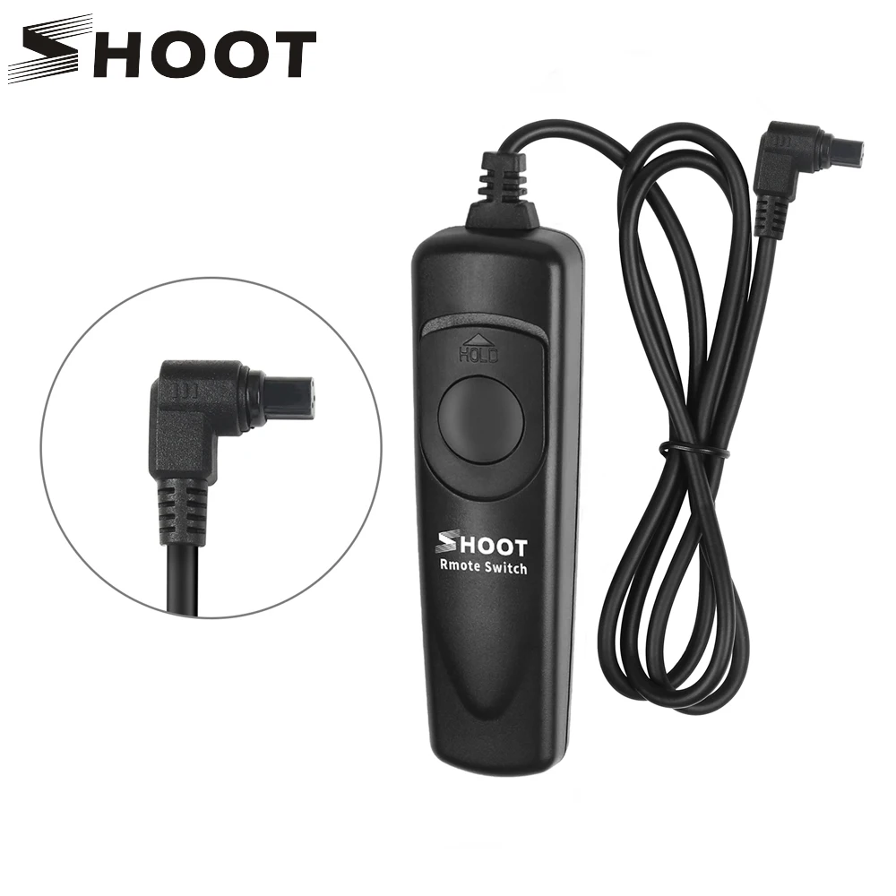 

SHOOT RS-80N3 Wired Shutter Remote Control Cord Shutter Release Cable For Canon EOS1V 31D 1Ds 1DS Mark II/1Ds III/1D III/7D/5D