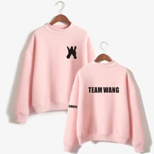 KPOP GOT7 jackson ทีมวังเดียวกันพิมพ์เสื้อแขนยาว Hoodie พร้อมได้ 7 K-POP Hip กระโดดเสื้อสวมหัวฮาราจูกุเสื้อกันห...(China)