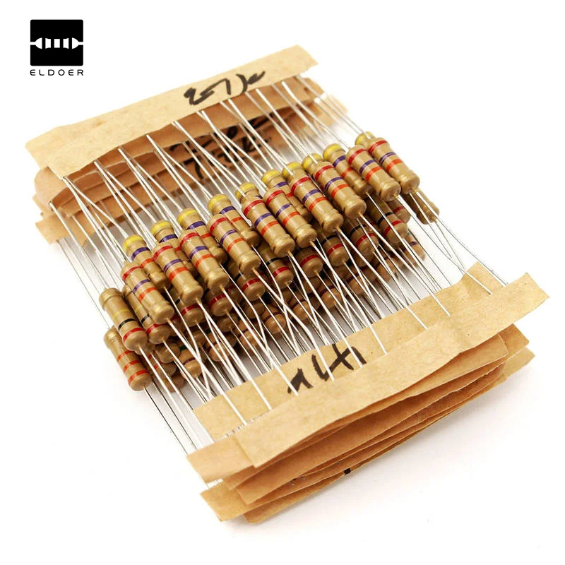 New Electric Unit 48 Values 480pcs 5 Capacitor Tolerance Carbon