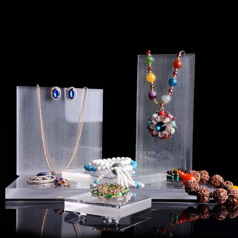 Acrylic Square Pendant Jewelry Props Necklace Bracelet Jewelry Display