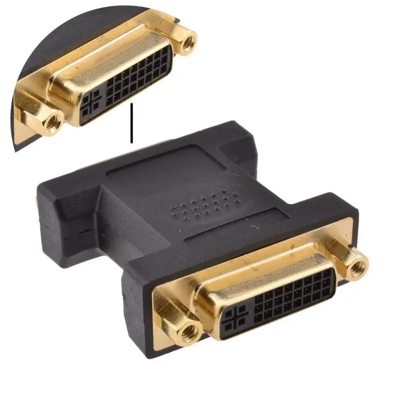 DVI-I Dual Link 29 Pin Female - Female Coupler Adapter
