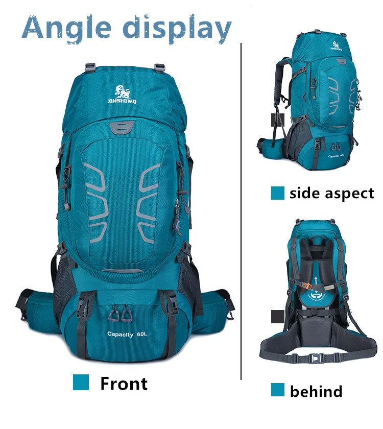 Outdoor Multifunction Hiking Travel Mountaineering Leisure Backpack 60L Large Capacity Men's Luggage Bag Mochila XS122-126