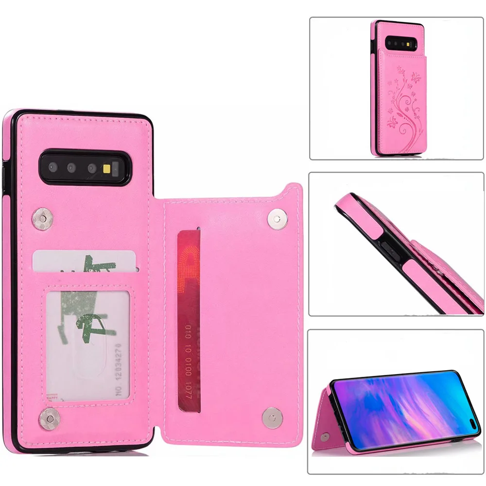 

Wallet Case For Samsung Galaxy S10 Plus S10E Case Luxurry Leather Flip Card Cover Funda For Galaxy S10 S 10 Case Phone Bags Capa