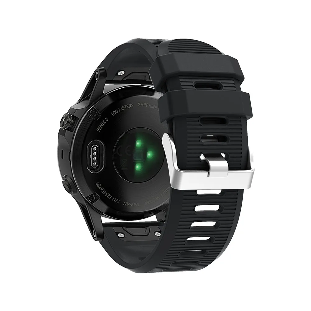 Браслет, ремешок для часов для Garmin Fenix 6X 6 6S 3 3HR 935 945 Quatix 5 Smart Quick Release силиконовый ремешок с регулировкой ремешка