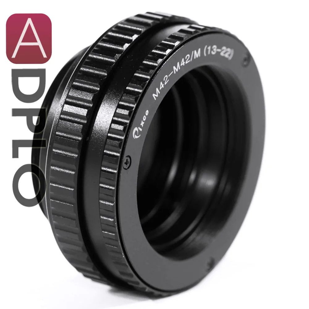 

ADPLO 22-42mm/ 10-13.5mm M42 Lens Adjustable Focusing Helicoid Macro Tube M42 /C Mount Lens to for NEX camera