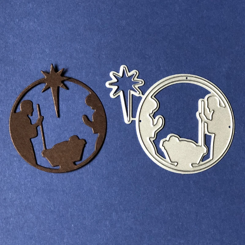 

New Jesus Pattern Metal Cutting Dies for Scrapbooking DIY Album Embossing Folder Paper Cards Maker Template Decor Stencils Craft