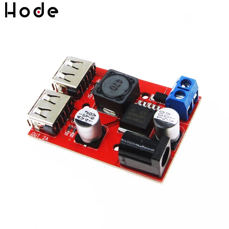 LM2596 LM2596S Dual USB DC-DC 9 V 12 V 24 V 36 V 5 V 3A модуль ldo понижающего преобразователя доска автомобиля Зарядное устройство Солнечный источник питания модуль