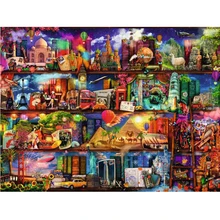 Сделай Сам, полный, алмазная вышивка, путешествие по миру, фото на заказ, алмазная живопись, вышивка крестиком, 3D, Алмазная мозаика, украшение, Рождество JS839