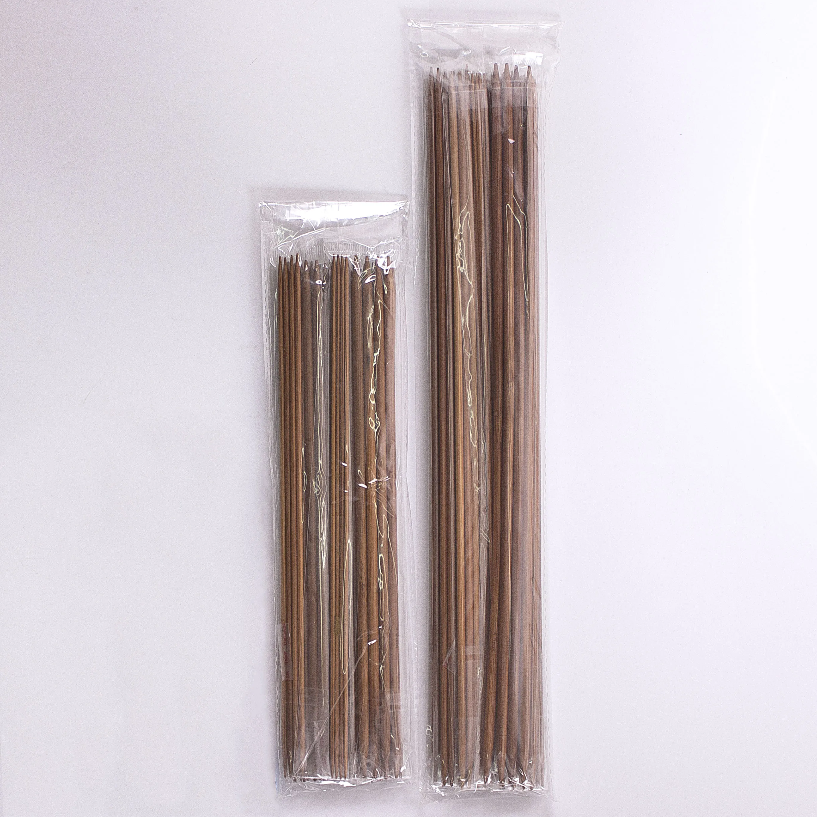

44Pcs 11sizes 10" 25cm / 14" 35cm Carbonized Bamboo Crochet Knitting Needles Set Double Pointed Craft Knit Tools Size 2.0-5.0mm