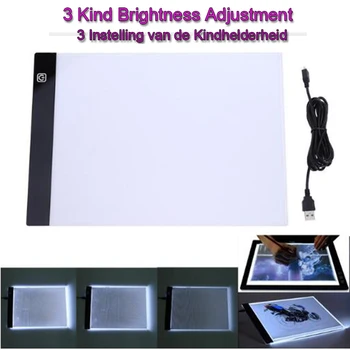 

Digital Graphic Tablet A4 LED Artist Thin Art Stencil Drawing Board Light Box Tracing Writing Portable Electronic Tablet Pad