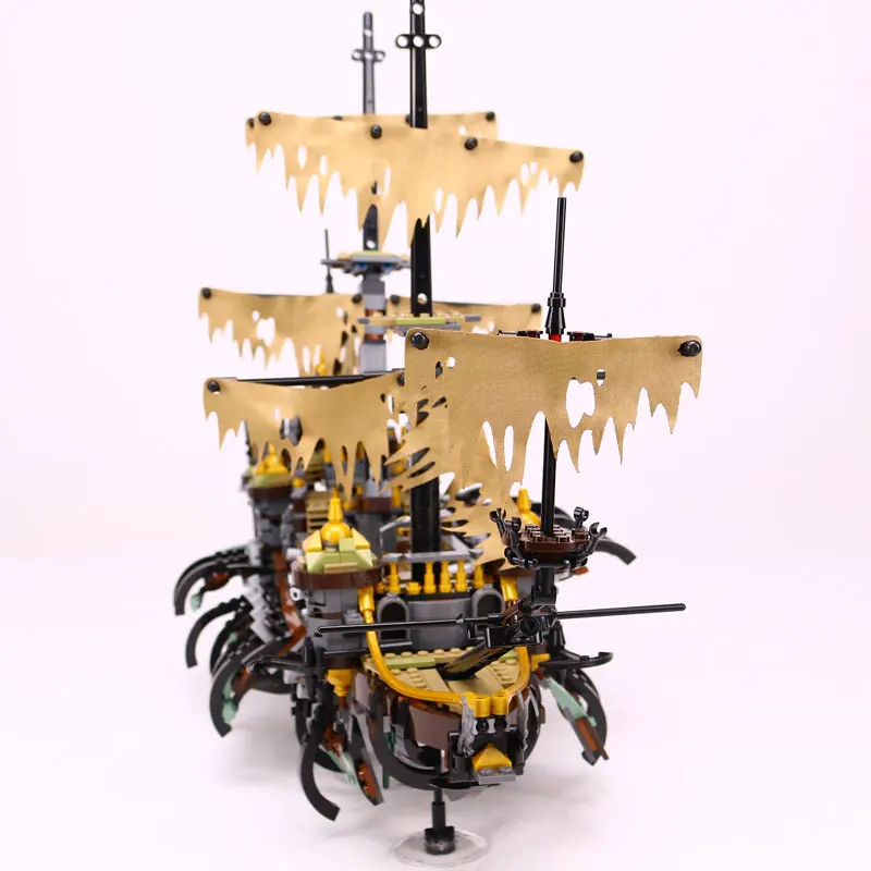 

16042 2370pcs Pirates of the Caribbean Dead Men Tell No Tales Silent Mary Building Blocks Bricks Toys Compatible With Legoings