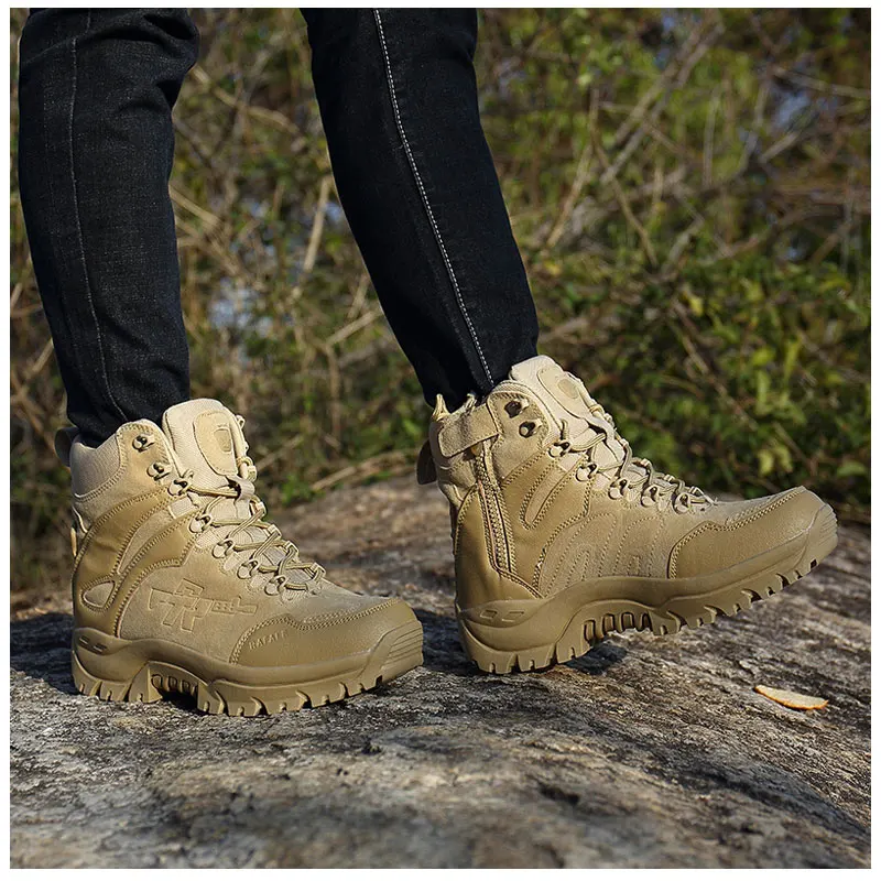 Мужские военные тактические ботинки для пустыни, мужские уличные непромокаемые походные ботинки, кроссовки для женщин, нескользящая