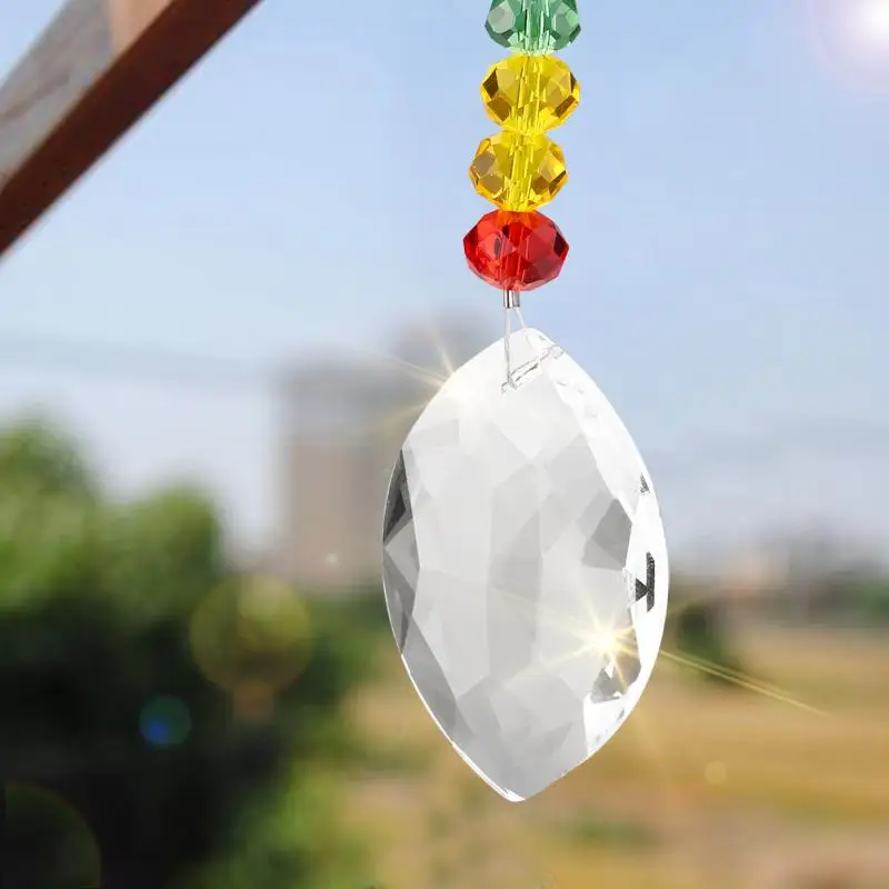

Handmade Hanging Crystal Pendants For Chandeliers Rainbow Suncatcher Crystal Ball Prisms Ball Chandelier Lamp Xmas Window Decor