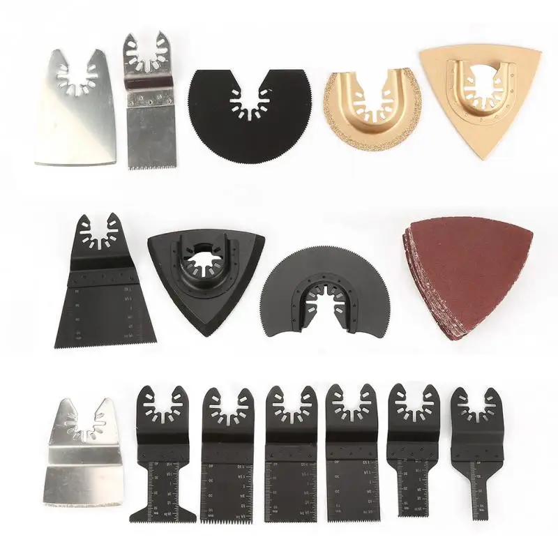 

40pcs Saw Blades Oscillating Multi Curve Cutting Tool Accessories Kit for Repairing Cutting for cutting a variety of materials