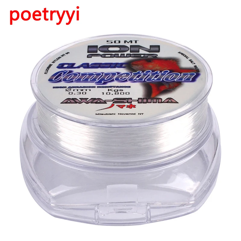 

The Best Monofilament Nylon Fishing Line 50m Japan Material Not Fishing Line Bass Carp Fish Fishing Accessories Mainline 30
