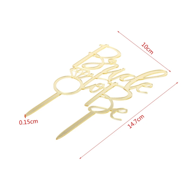 Сладкая невеста, чтобы быть торт Топпер кекс Свадьба Помолвка Свадебные вечерние украшения кекс дисплей десерт