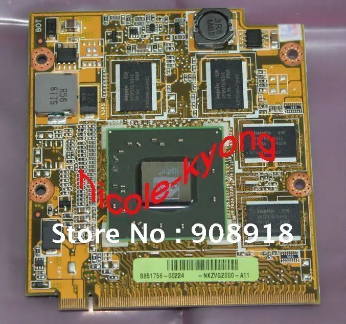 Graphics VGA Card Video card 1G HD3650 HD 3650 1G HD3650 NKUVG2000 08G2018FV11Q for ASUS A8 A8S A8SC A8SR A8SE laptop