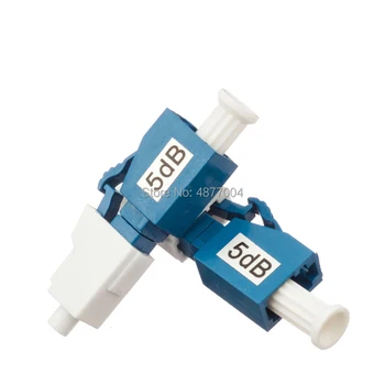 

50PCS/lot Fiber Optic Attenuator LC-PC Female to male 1~50DB