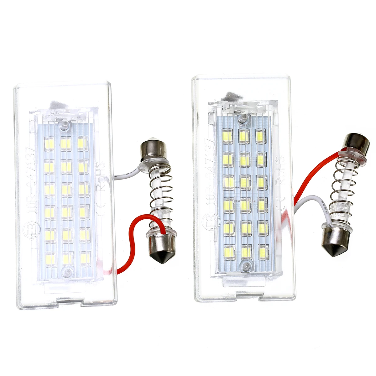 

2pcs/set 18 LED Error Free License Number Plate Light For BMW X5 E53 X3 E83 1999-2006 X3 E83 2003-2010 Car Styling Accessories