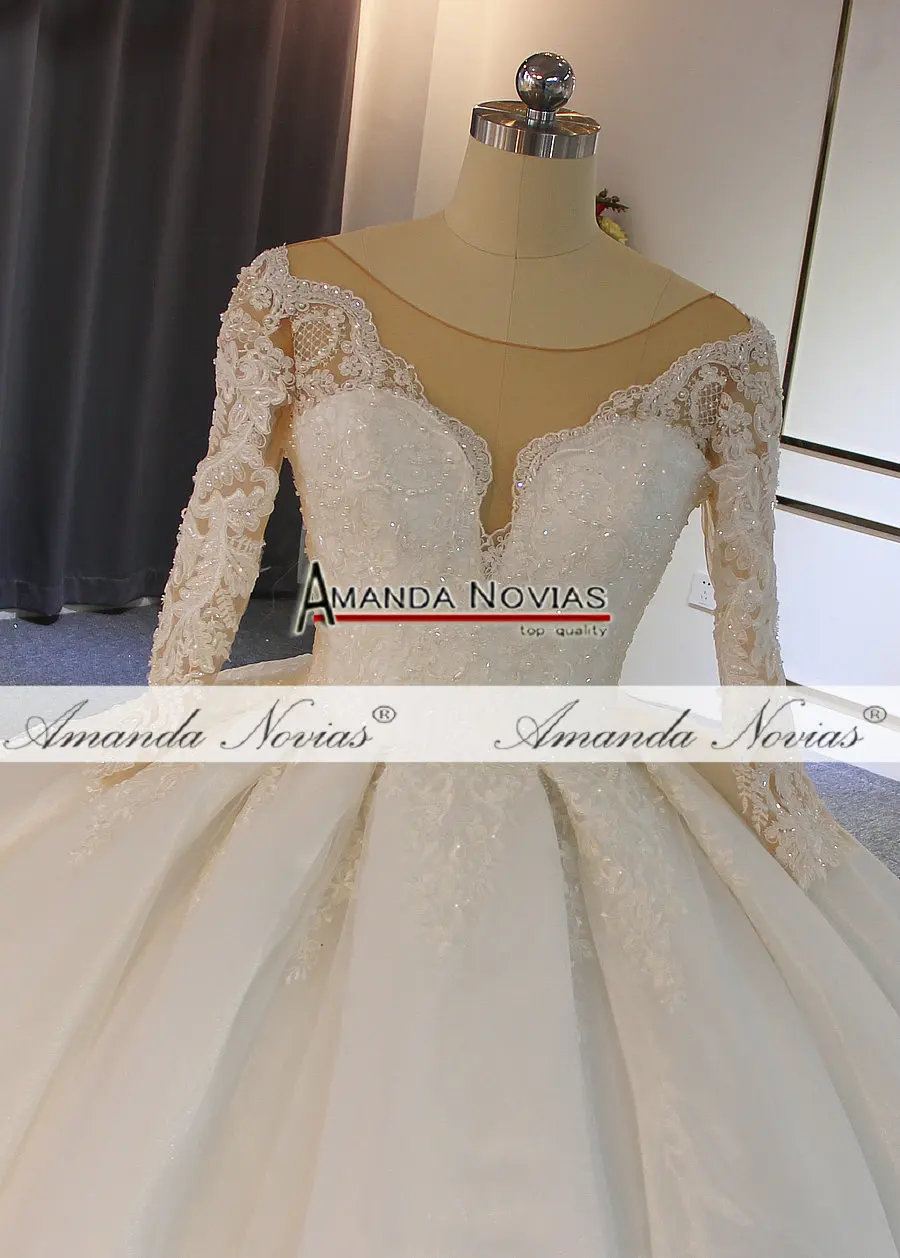 Robes de soiree longue Большой бальное платье свадебное платье с роскошным длинным шлейфом