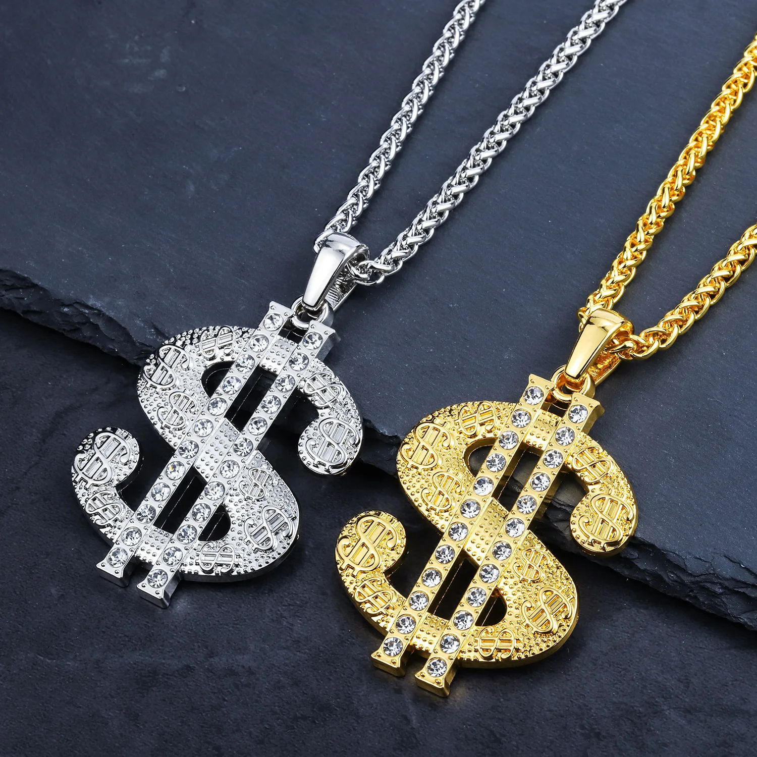 Men hip hop gold cap letter A cap hat+Necklace+bracelet Set jewelry Diamond ice out cuban chian Luxury Jewelry set For Men