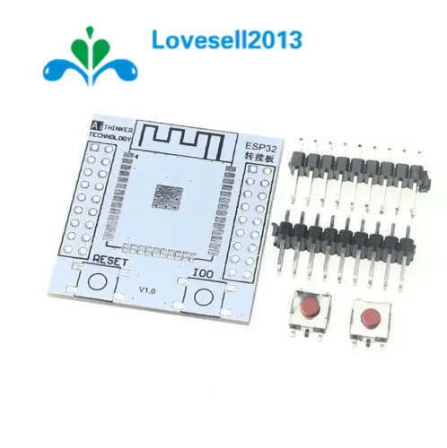 

ESP32 ESP32S IO Adapter Base Board Pinboard Converter With 4 Row Pins For ESP-32S Wireless WiFi Bluetooth Module