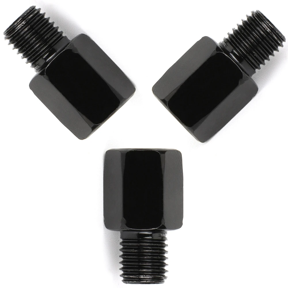 

Motorcycle Accessories 8mm 10mm Motorcycle Rearview Mirror Adapter Conversion Metal Scooter Side Mirror Clockwise Anti-Clockwise