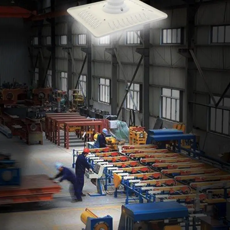

New LED Workshop Light AC85V-265V E27 2000LM 25LED Flood Light Aluminum Indoor Light Factory Workshop Warehouse Lighting