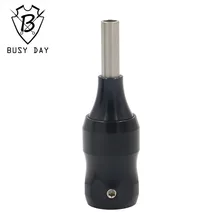 Алюминиевые ручки для картриджа татуировки 25 мм черная ручка для татуировки круглые наконечники для татуировки для