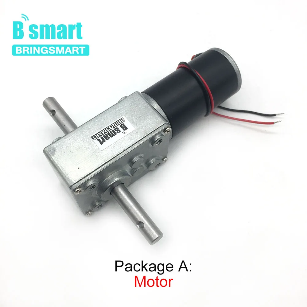 Bringsmart 31zy двухвальный червячный мотор постоянного тока 12В Реверсивный Редуктор