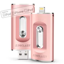 High Speed Fashion Teclast i-Flash Dual Plug USB Flash Drive 32GB for iPhone/iPad/iPod IOS7.0 USB 3.0 Pen Drive U Disk for PC
