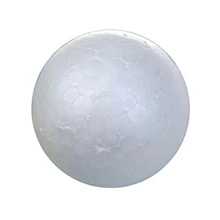 20 X Белый Рождественский декоративный шар, Рождественский модельный крафтовый мяч из пенопласта 7 см