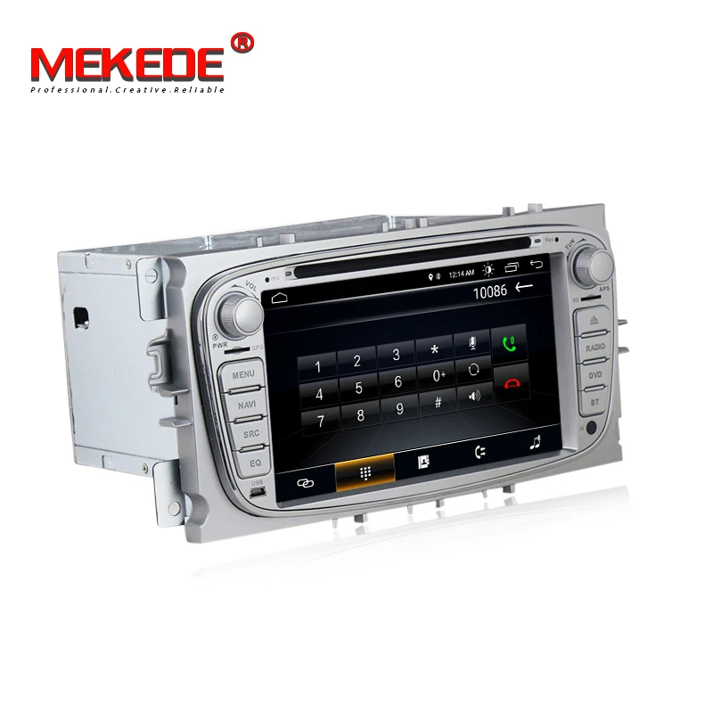 Best MEKEDE Car Multimedia Player Android 8.1 GPS 2 Din car dvd player for FORD/Focus/S-MAX/Mondeo/C-MAX/Galaxy wifi car radio RDS 5