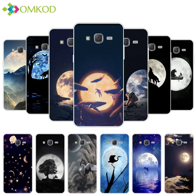 

For Coque Samsung Galaxy Grand Prime Cases Silicone Soft TPU Lunar Back Cover for Samsung Galaxy G530 G530H G531 G531H G531F