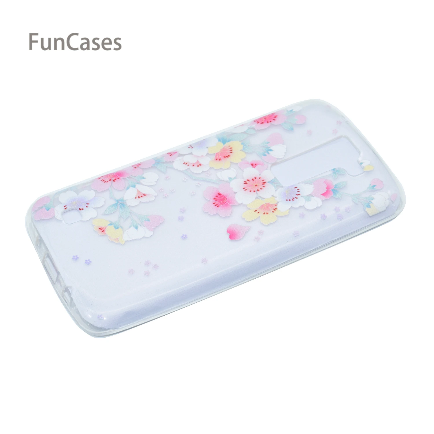Bunga Kasus sFor Hoesje LG K10 Olahraga Balik Kasus Lembut Silikon Kembali Penutup Para LG K10 sFor Handphone Hoesje Protector