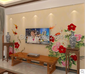 

3344 Can be customized 3D visual space home decoration mural art wallpaper Restoring ancient personality wall sticker home decor