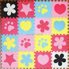 9 шт./компл. ассистент. Цветной узор, ДЕТСКИЙ EVA пазл, игровой коврик, 30x30, для детей, подростков, PE, для физической подготовки, командная спортивная активность