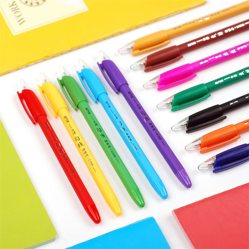 

Genvana 0.4mm Drawing Line Watercolor Pen Color Cartoon Design Sketch Pen pigma micron pen Needle drawing Art marker