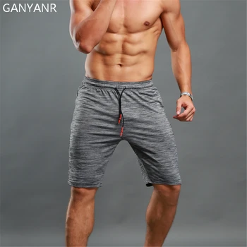 

GANYANR Brand Running Shorts Men Basketball Gym Sport Short Pants Athletic Tennis Volleyball Crossfit Training Soccer Football