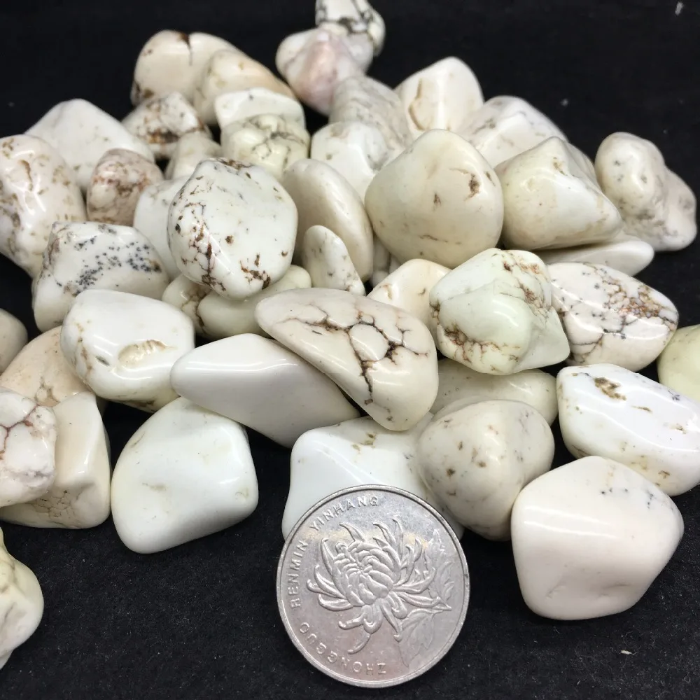 AAA+ 50 г белый бирюзовый камень полированный грубая камень Самородок заживляющий аквариумный гравий натуральные камни и минералы аквариум камни