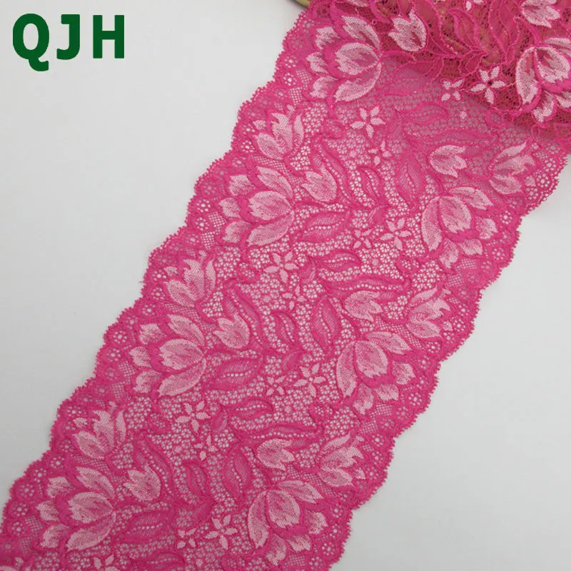 

15.5cm width 7colors elastic lace trim accessory DIY stretch lace fabric sewing headband underwear garment garter supplies