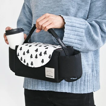 

Baby Stroller Organizer Bag Mummy Diaper Bag Hook Baby Carriage Waterproof Large Capacity Stroller Accessories Travel Nappy