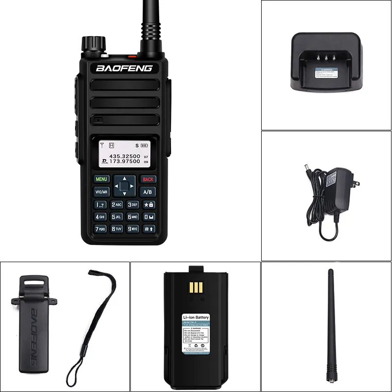 Baofeng DM 1801 двухдиапазонный двойной слот DMR цифровой/аналоговый 2Way радио 136 174/400 470
