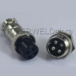 16-4 P 4-контактный разъем кабеля разъем и разъем для резки и wig-сварочная горелка машина 1 компл