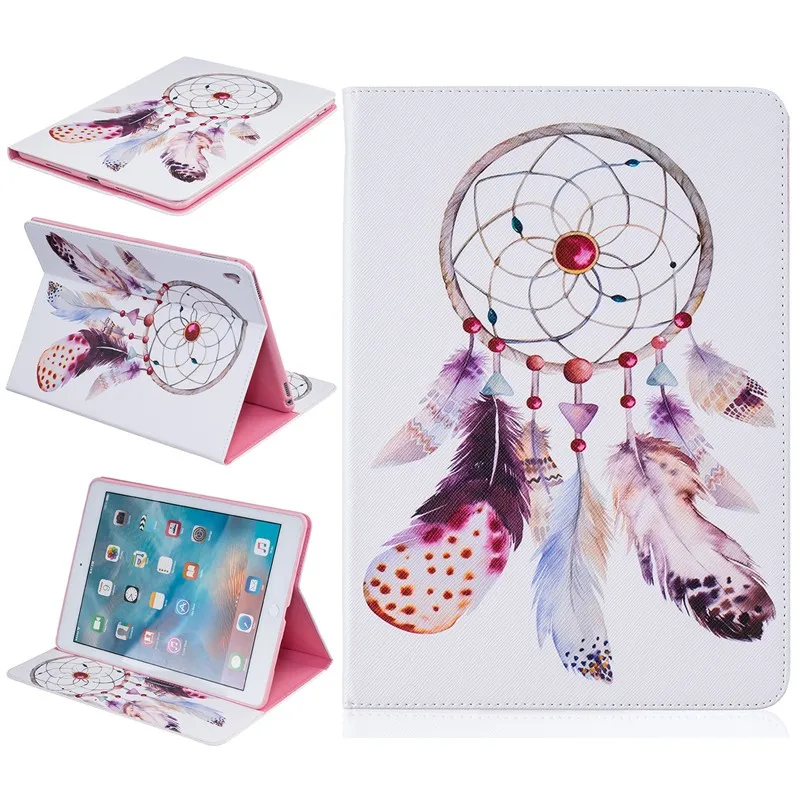 Cute Bear Case PU Leather For Ipad Pro 9.7 Case for Ipad Pro Mini Butterfly Flower Stand Tablet Cover 9.7 Inch Wallet Fip Cases (81)