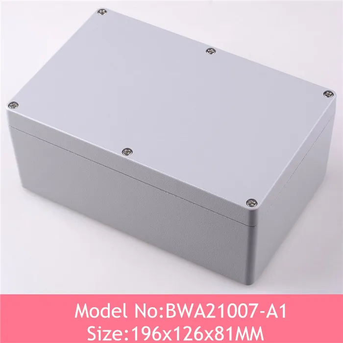 

1 piece free shipping aluminum out door waterproof box 196*126*81 mm aluminium weatherproof enclosure