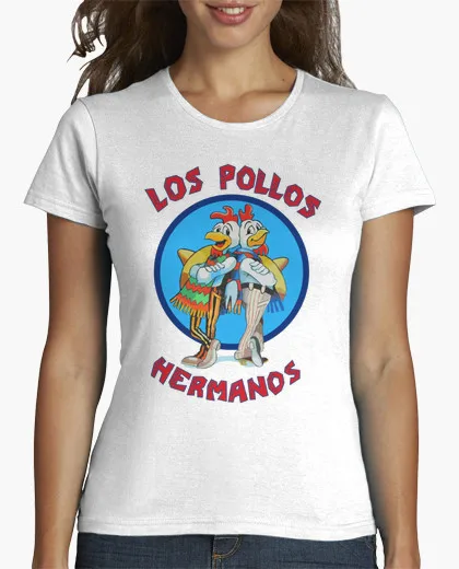 Весна лето brand clothing женщины футболки Breaking Bad лос pollos херманос Коротким рукавом